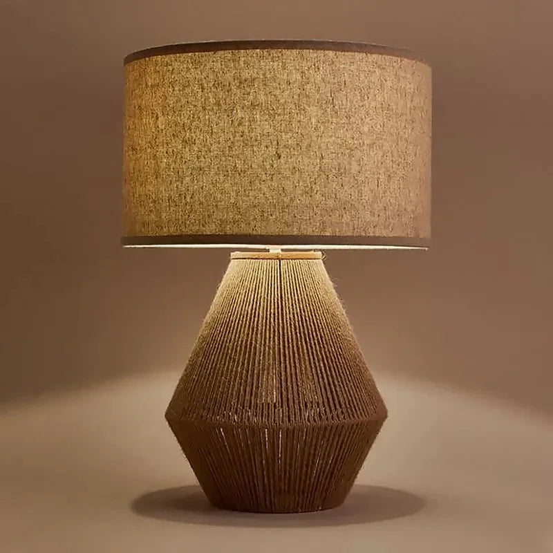 WabiSabi Glow | Elegant Eco-Friendly Minimalist Table Lamp for Living Room 4