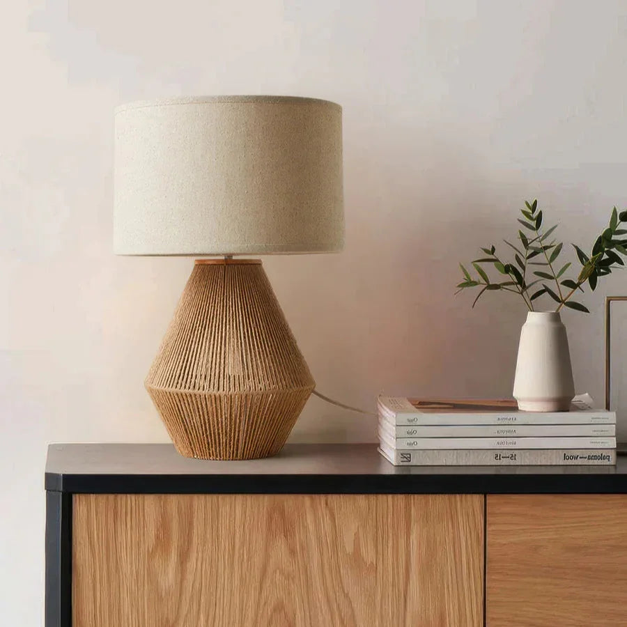WabiSabi Glow | Elegant Eco-Friendly Minimalist Table Lamp for Living Room 6