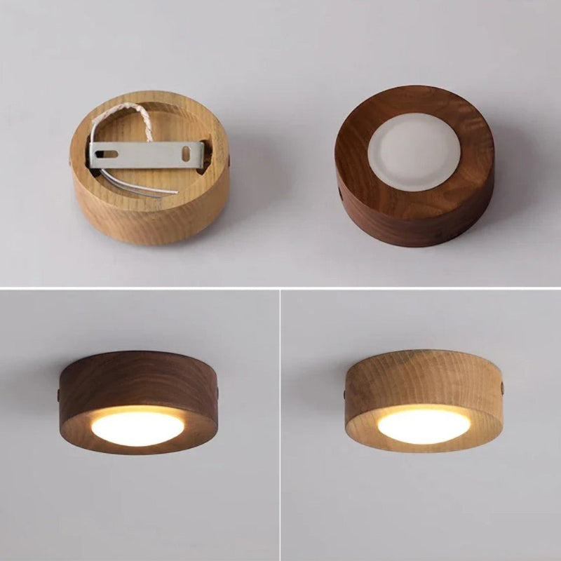 WalnutGlow | Elegant Adjustable LED Ceiling Spotlight for Kitchen Lighting 5