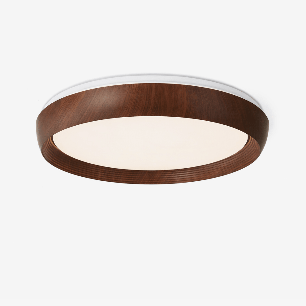 WoodGrain | Elegant Modern LED Flush Mount Ceiling Light Fixture 0