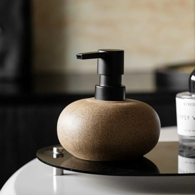 Zenelle | Minimalist Ceramic Soap Dispenser for Elegant Bathroom Organisation 21