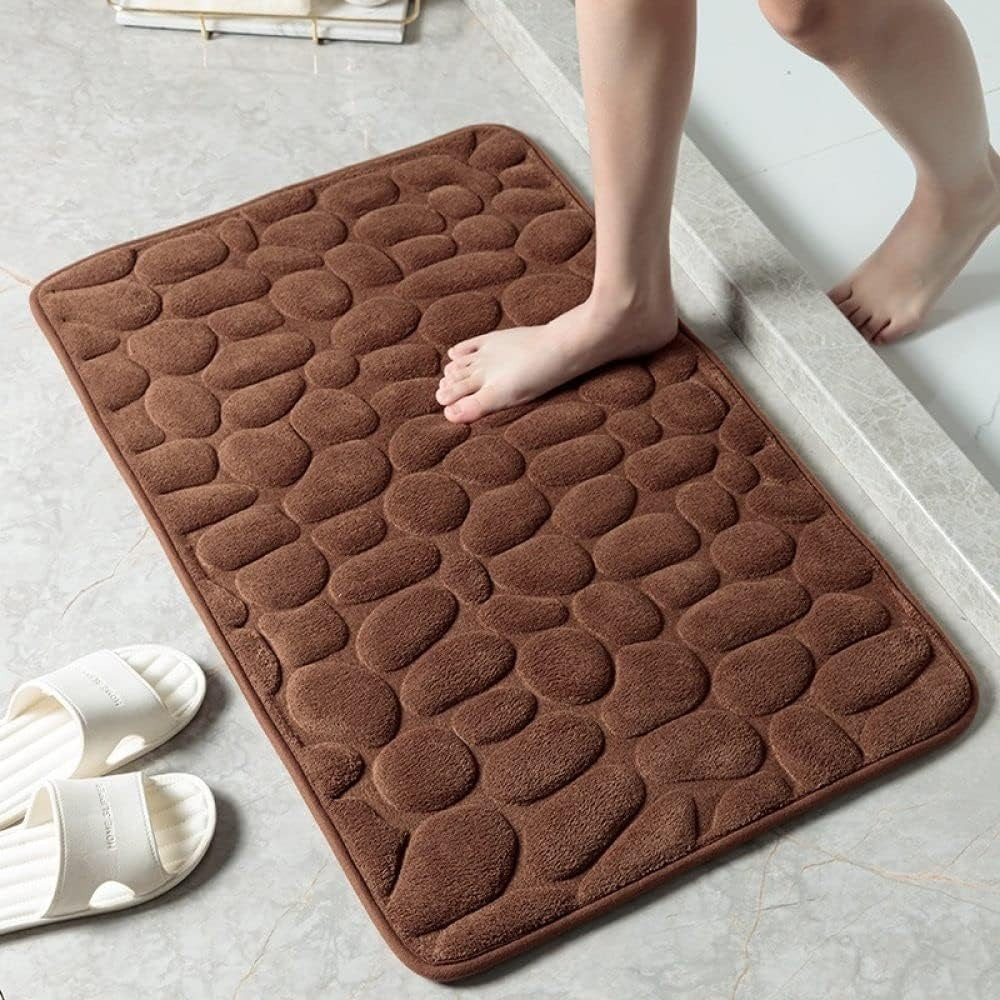Zenora | Ultra-Soft Non-Slip Bath Mat for Instant Water Absorption Comfort 4