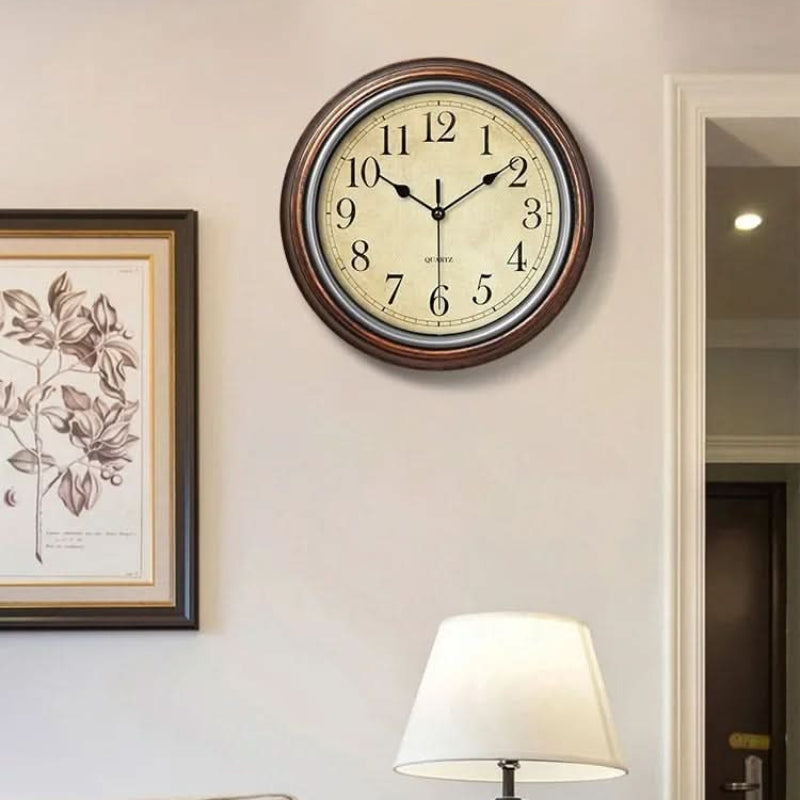 Zenovia | Serene Silent Wall Clock for Peaceful Timekeeping