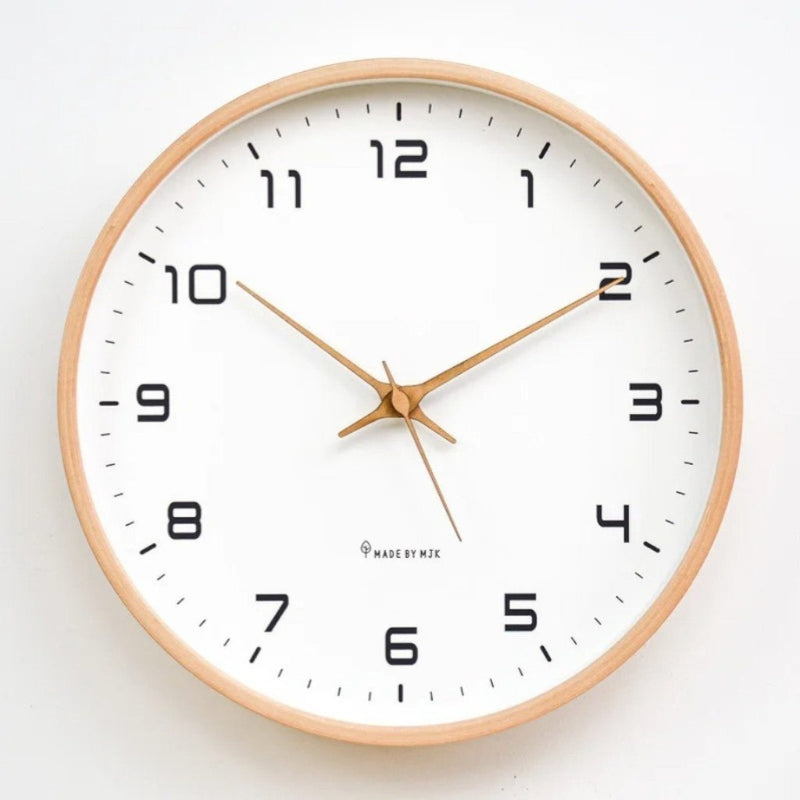 Zentis Lattea Modern Wall Clock for Silent Quartz Timekeeping