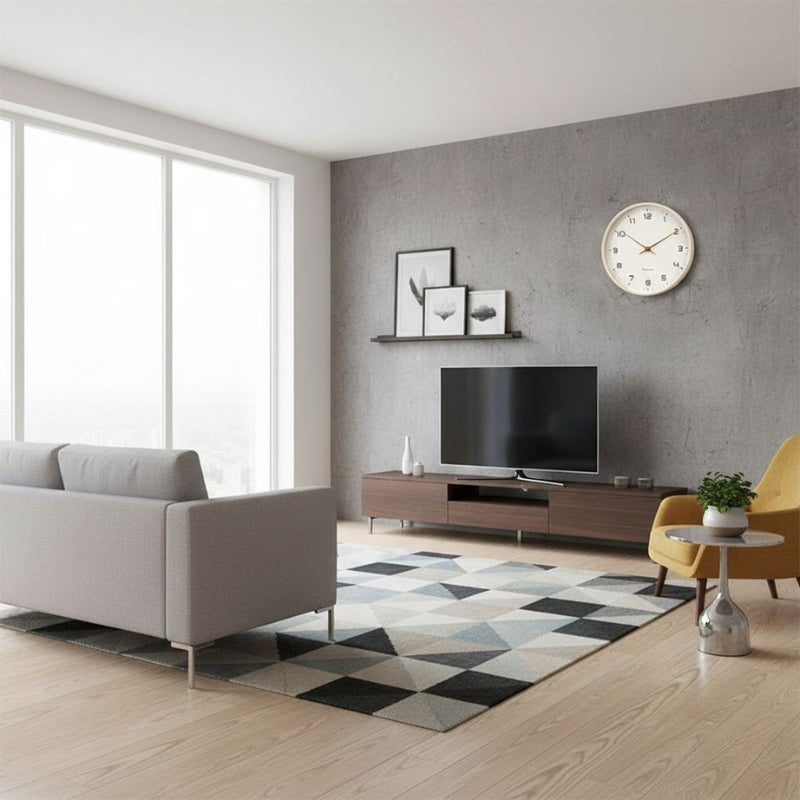 Zentis Lattea Modern Wall Clock for Silent Quartz Timekeeping