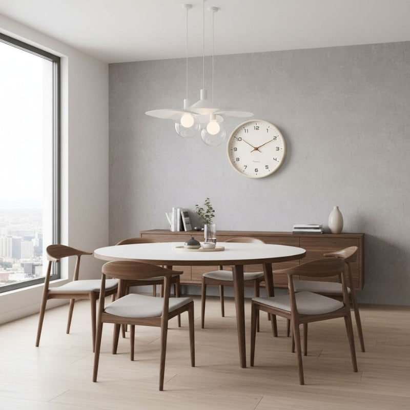 Zentis Lattea Modern Wall Clock for Silent Quartz Timekeeping