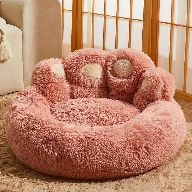 CozyPaw Dog Bed | Furry Fleece Bed for Dogs