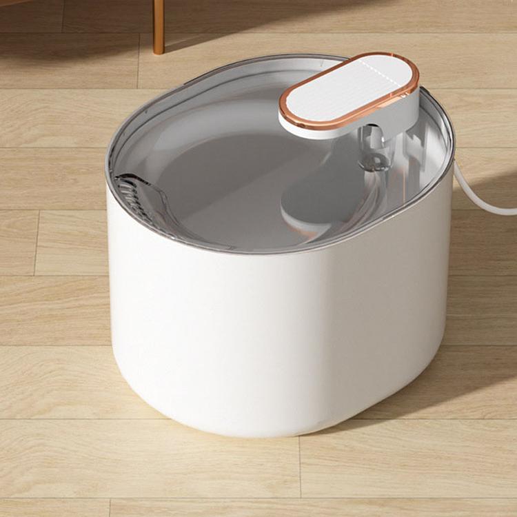 Feline Fountain | Quiet Cat Fountain in Black Or White with Night Light