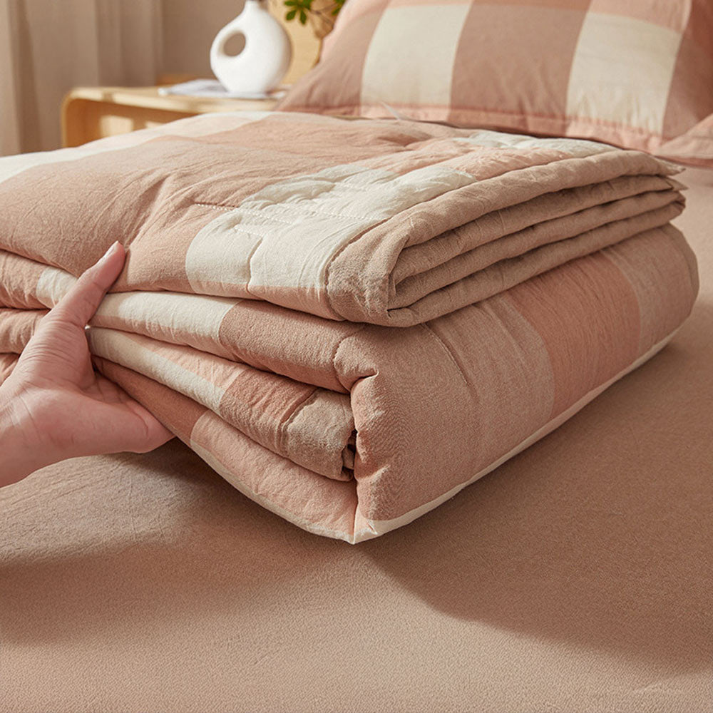 KYOTO - 100% Cotton All-Season Bedspread | Japanese Minimalist Design - Styyler