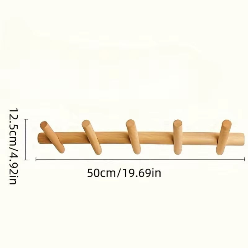 Hika | Japanese-style Solid Wood Coat hanger | Minimalist Japandi Design