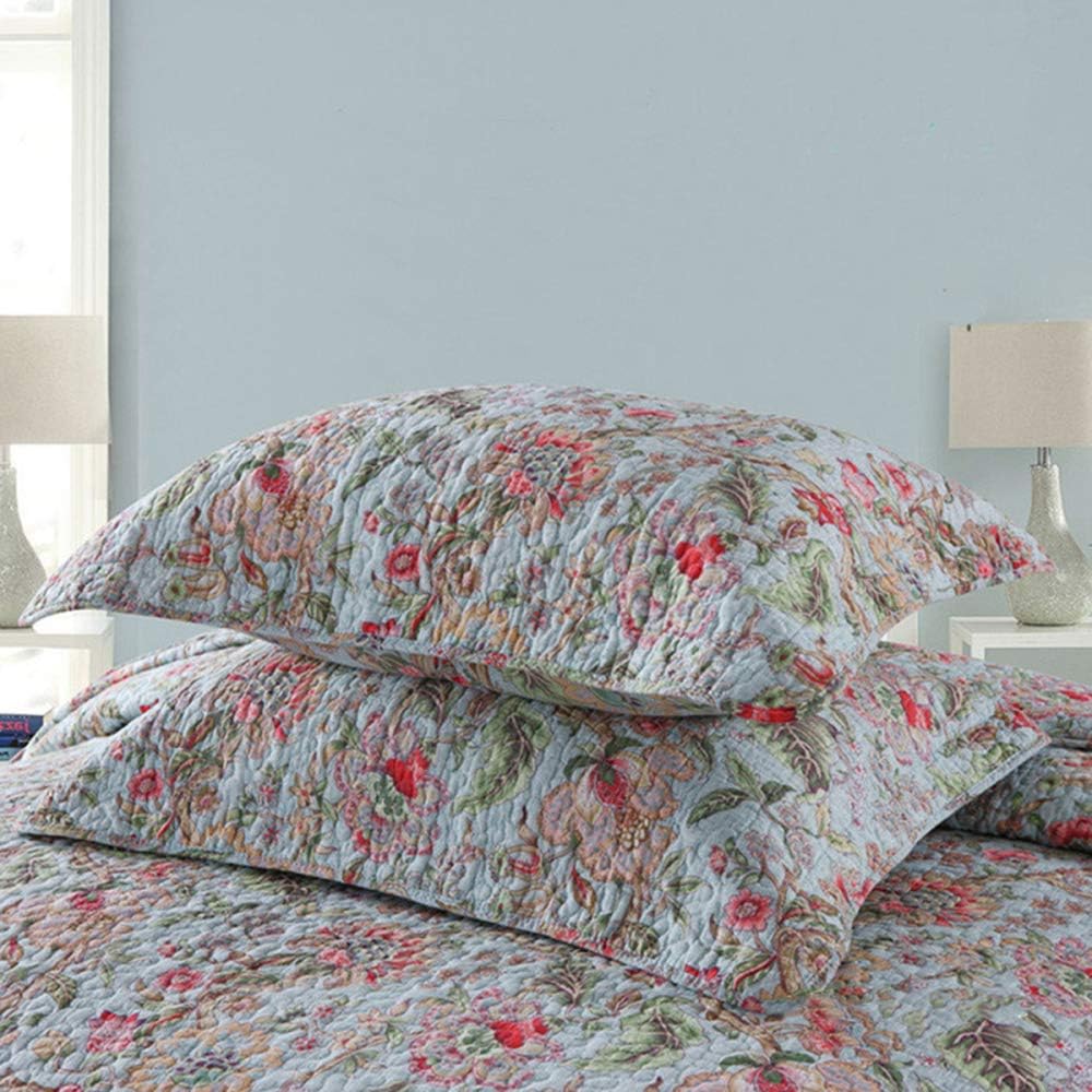 Rushmore Kingsize Summer Bedding Set | Stylish Cotton Floral Three-Piece Bedding