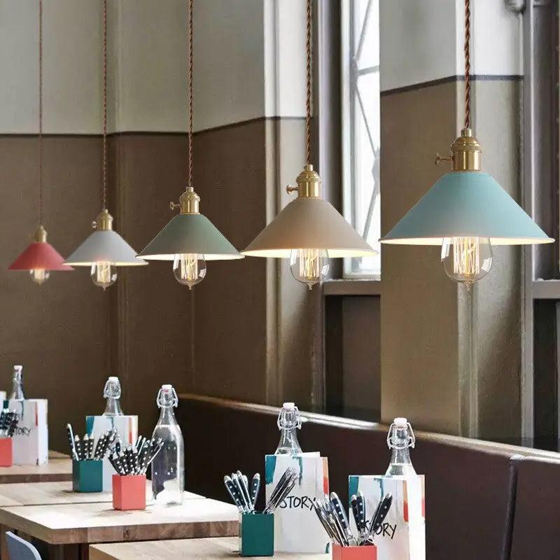 Colourful Cone Pendant Lights - Styyler